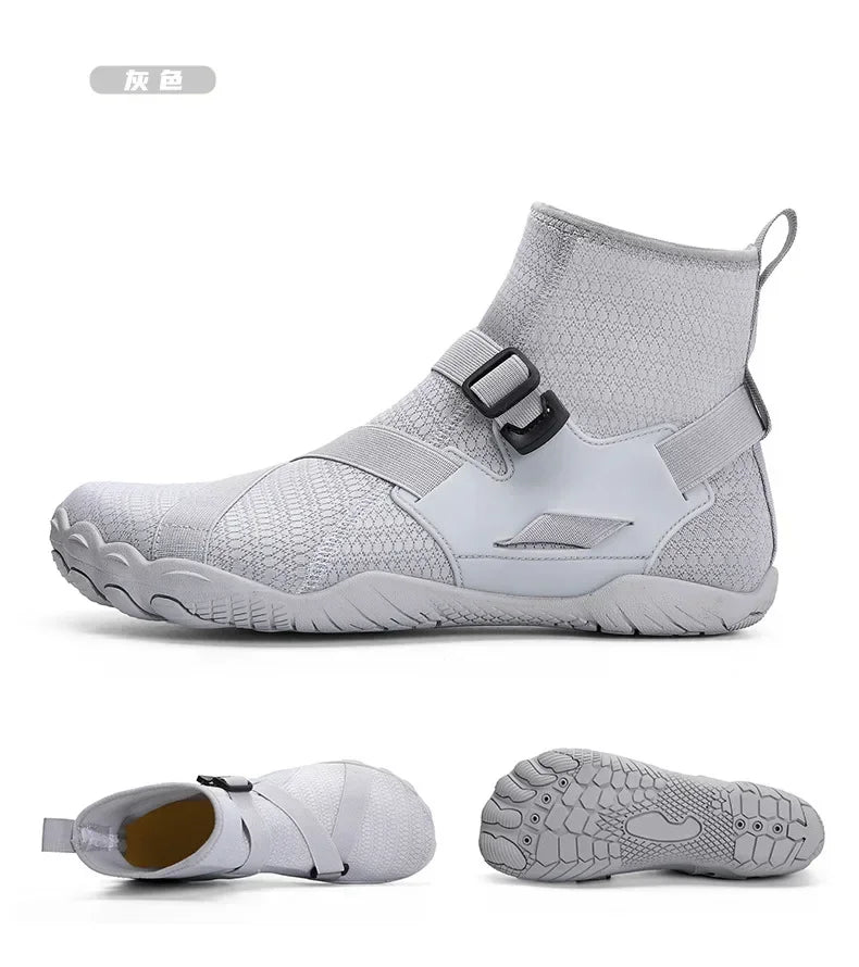 Outdoor Sport Hiking Wading Sneakers Unisex Swimming Water Shoes High Top Barefoot Beach Aqua Shoes Fitness Diving Surf Sandals