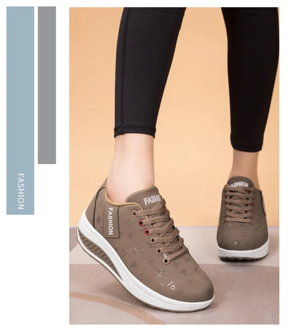 Adidași pentru femei, pantofi vulcanizați la modă pentru femei, pantofi fără toc pentru femei, pantofi de mers pe jos cu platformă, mărimi mari, Zapatillas Mujer