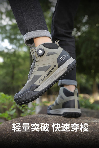 CAMSSOO Hiking Shoes Men Snow boots Outdoor Sports Climbing Shoes women Trekking Sneakers ankle boots hunting shoes travel boots