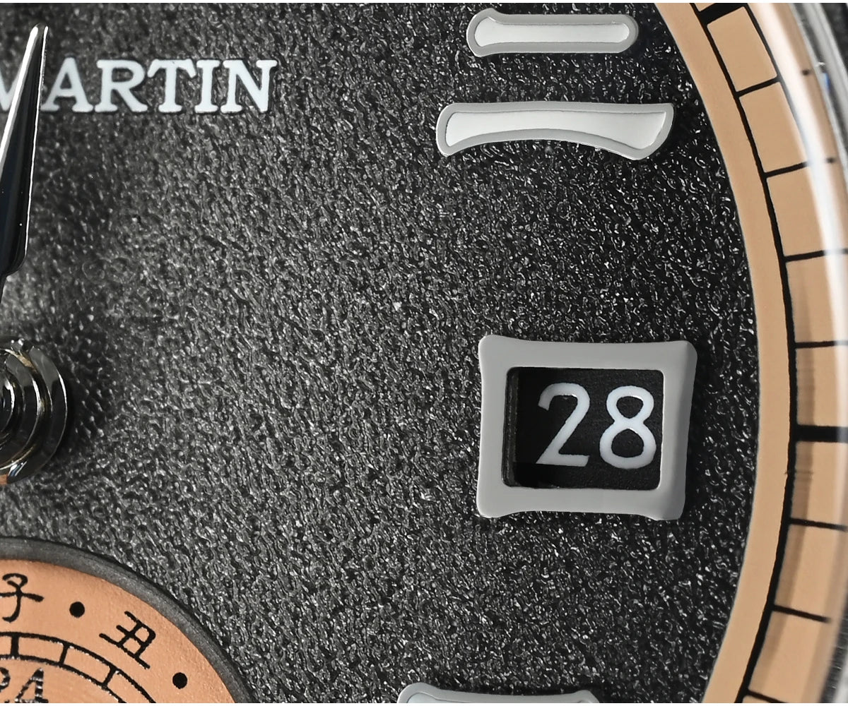 San Martin 39mm Miyota 9132 Power Reserve Display Men's Luxury Sport Watch Automatic Mechanical Waterproof Original Design SN0144
