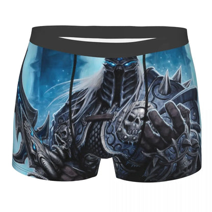 World of Warcraft Arthas-King Underpants Cotton Panties Male Underwear Sexy Shorts Boxer Briefs