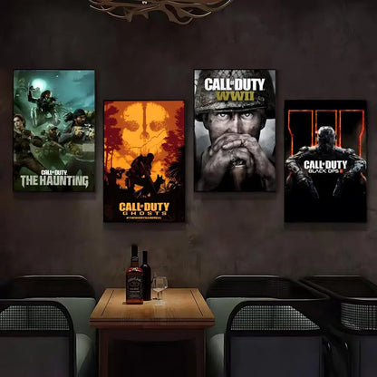 game Call of Duty Poster Posters Anime Room Decor Decoration Movie Backpack Wall Interior Music Wall Art