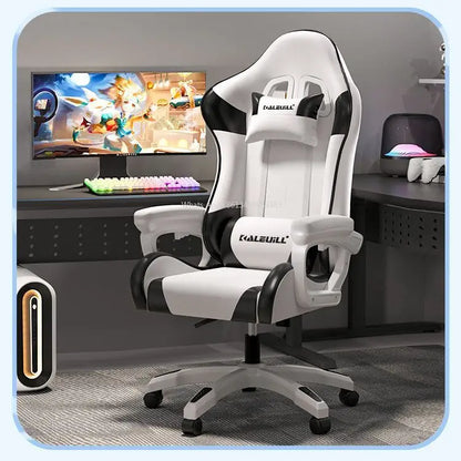 Ergonomic Gaming Chair Racing Style Computer Chair with Adjustable Armrests, Reclining Office Chair, E-Sports Chair for Home & Office