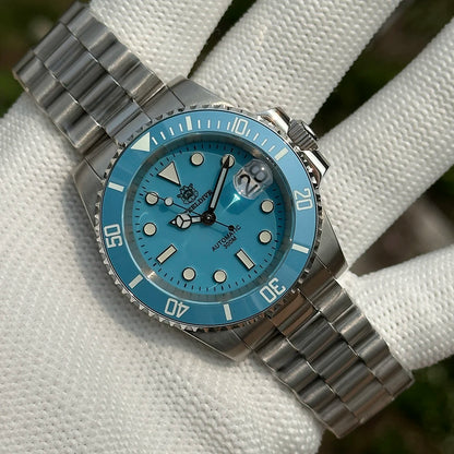 Steeldive New Watch SD1953C Water Ghost Diver Watch Men 300M Waterproof Sapphire Glass Ceramic Bezel NH35 Automatic Men Dive Wat