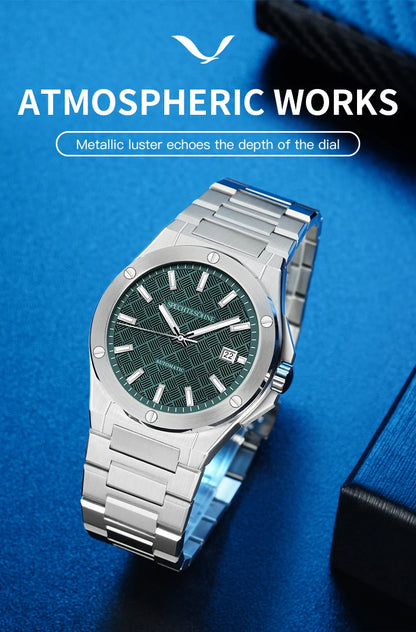 Relógio Masculino Specht&Sohne 2025 Novo 38MM Automático, Movimento Japonês Miyota 8215, Aço, Vidro de Safira, Reloj Homb Impermeável