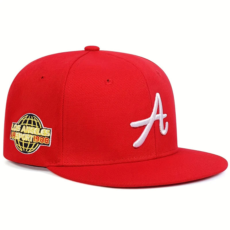 Unisex Gothic Letter Embroidery Hip-hop Hats Spring and Autumn Outdoor Adjustable Casual Hats Sunscreen Hat