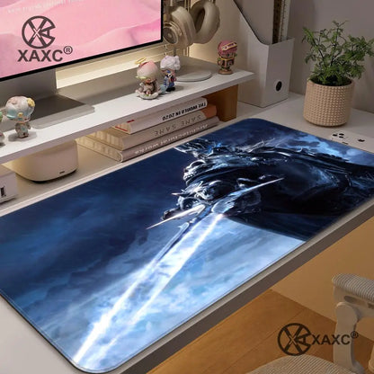 Podkładka pod mysz Lich King World Of Warcraft XAXC, duża podkładka na biurko pod klawiaturę i mysz, antypoślizgowa gumowa podkładka gamingowa pod mysz, mata pod mysz do laptopa