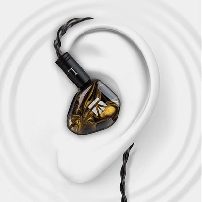 KBEAR KB01 diaphragme de béryllium 10MM dynamique Drvier écouteur HIFI musique casque filaire Sport écouteurs dans l'oreille moniteur casque IEM