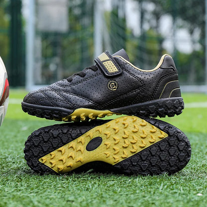 Vaikiški berniukų žemi futbolo bateliai, vasariniai, kvėpuojantys, sportiniai treniruočių sportbačiai, lauko jaunimo dirbtinės žolės futbolo bateliai