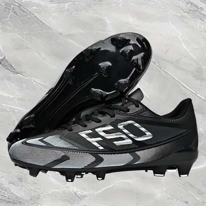 Chaussures de football AG/FG de style nouveau, crampons stables en TPU longs, unisexe, pour terrain de gazon extérieur, matchs et entraînements de football