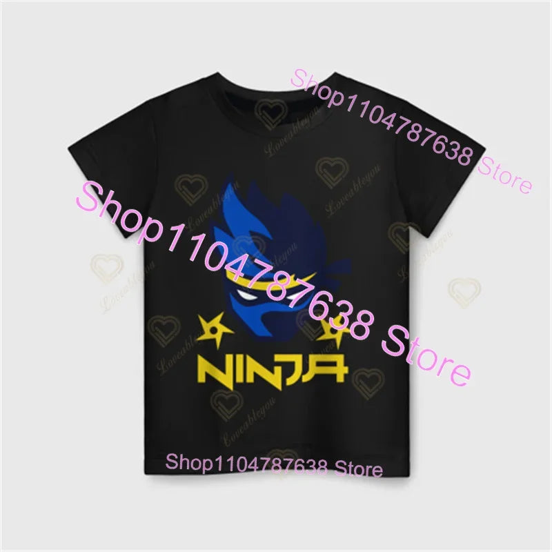 Peely Fortnite T-Shirt Round Neck Summer Short Sleeve Battle Royale Streetwear Top for Casual Wear