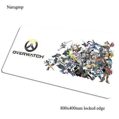 overwatch padmouse 80x40cm mousepad pentru jocuri cadou de Halloween mousepad mare pentru gamer birou de computer covoraș mare mousepad pentru laptop pc