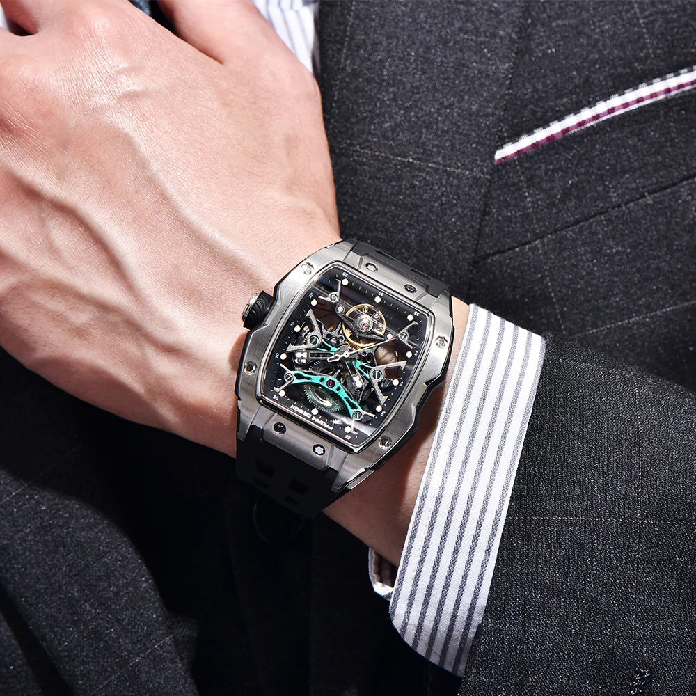 2026 Pagani Design new men's watch 50 meter waterproof stainless steel case luminous dial fashionable men's mechanical watch