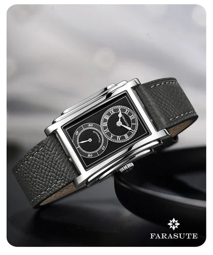 FARASUTE Luxury Fully Automatic Mechanical Men's Watch Seagull Sports Sapphire Stainless Steel Doctor Wristwatch reloj hombre 