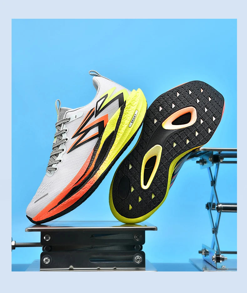 2026 New Men's Sports Running Shoes, Marathon-Ready, Breathable, Lightweight, Comfortable Women's Athletic Sneakers, Jogging Tennis Air Cushion