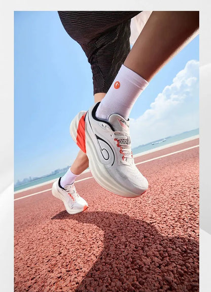 QIAODAN TG1.0 Marathon-wedstrijdschoenen voor heren, schokdempend, met hoge veerkracht, voor langeafstandstraining, hardloopschoenen QDB023253285