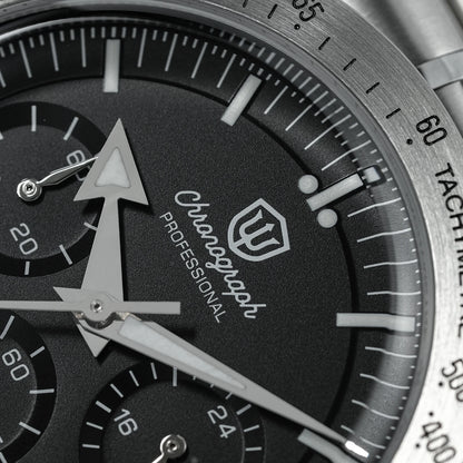 Watchdives New Wd1863 Quartz Men's Watch VK63 Chronograph Bubble Sapphire Waterproof 39Mm Steel Top Brand Luxury Business Watch