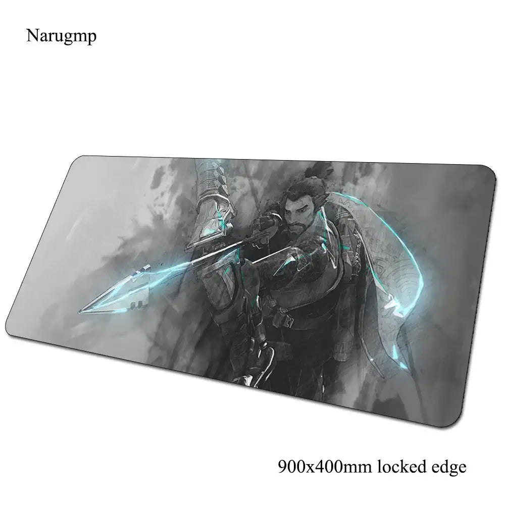 Tappetino mouse Overwatch regalo di compleanno, tappetino per computer 900x400x3mm, mousepad gaming grande, tappetino per mouse e tastiera per giochi PC gamer da scrivania