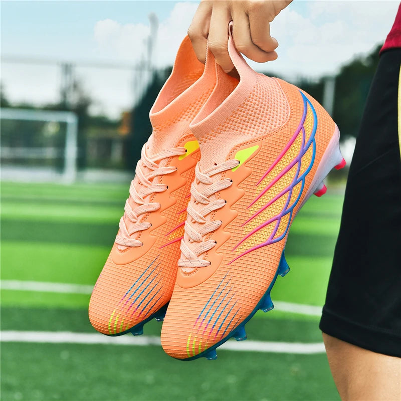 2026 Superfly FG Football Boots Outdoor Soccer Cleats Black Shoes Soft Sport Professional Shoes Breathable Comfortable Boots Plus