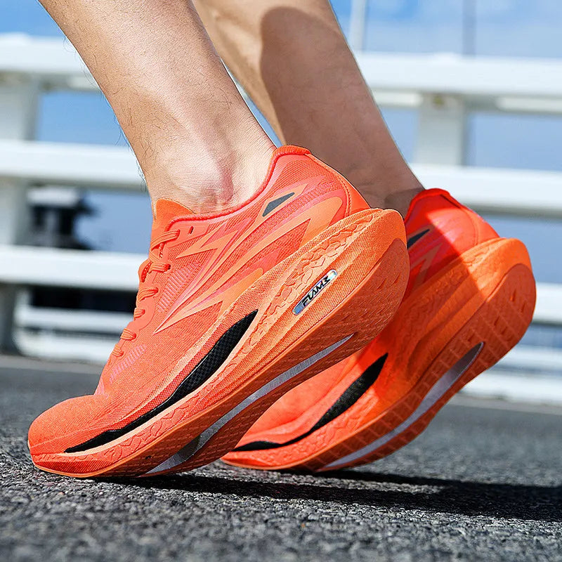 Men's Sports Running Shoes, Casual Marathon, Lightweight, Comfortable Women's Athletic Non-Slip Walking Sneakers, Outdoor Couple Shoes