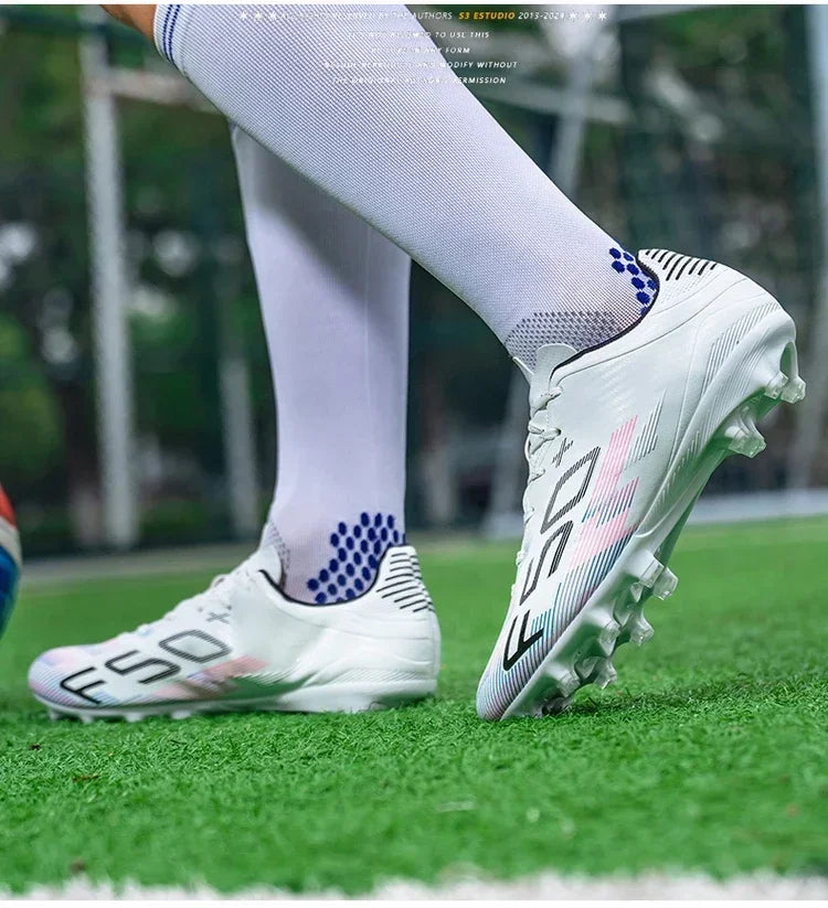 Nouvelles chaussures de football pour hommes, chaussures de football professionnelles, chaussures d'entraînement, chaussures de match, baskets antidérapantes, chaussures de sport pour terrain gazonné, chaussures d'extérie