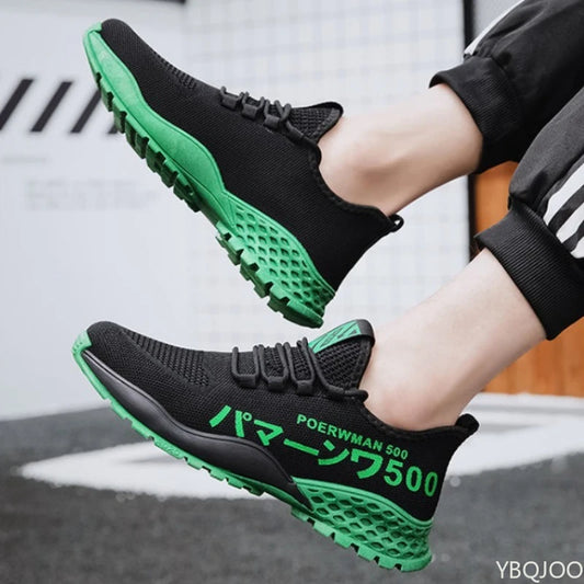 Large Size Spring and Autumn Fashion New Thick Sole Height Increasing Casual Men's Shoes, Niche Trend Flat Sports Men's Shoes