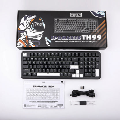 EPOMAKER TH99/TH99 Plus 96% QWERTY ANSI Wired/Bluetooth 5.0/2.4GHz Wireless Hot-Swap Gasket Mechanical Keyboard with Numpad