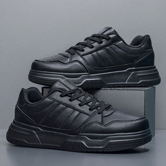 Plus Big Size 50 51 52 Men's Leather Sneakers Casual Sports Shoes Flat Skateboard Shoes Hot Sale for Dropshipping