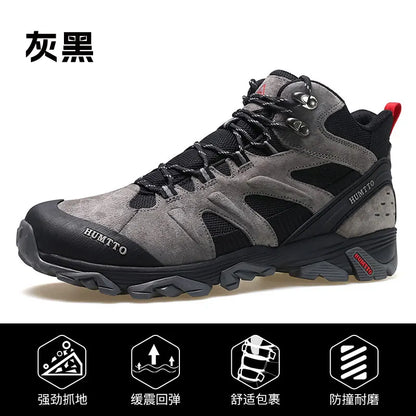HUMTTO Hiking Shoes Men Winter Outdoor Sports Climbing Shoes hunting shoes Warm women Trekking  Sneakers ankle boots  Tactical