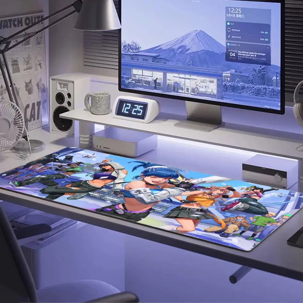 Sexy Anime Girls Gaming Mousepad HYBXAXC Laptop Office Rubber Soft Table Mat Xxl Large Computer Overwatch Game Keyboard Carpet