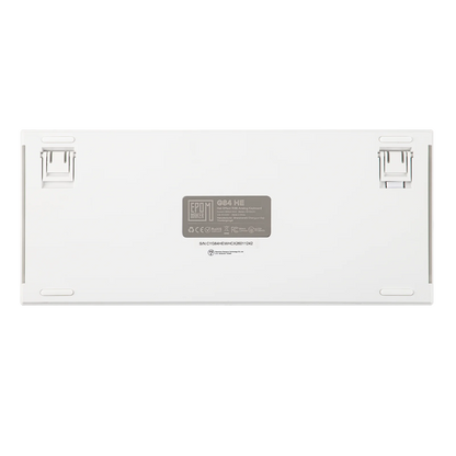 Teclado mecânico magnético EPOMAKER G84 HE 75% ANSI US Layout Gasket com fio/BT/2.4Ghz sem fios, efeito Hall, polling 8K e 8000mAh