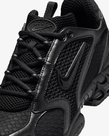 Nike Air Zoom Spiridon Cage 2 Scarpe casual unisex basse Abbigliamento sportivo Grigio e rosso Resistenti all'usura Calzature lifestyle CJ1288-600