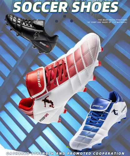 New Men's Football Field Boots Studded Society Indoor Cleats Soccer Shoes TF/FG Comfortable Unisex Outdoor Match Training Sneakers