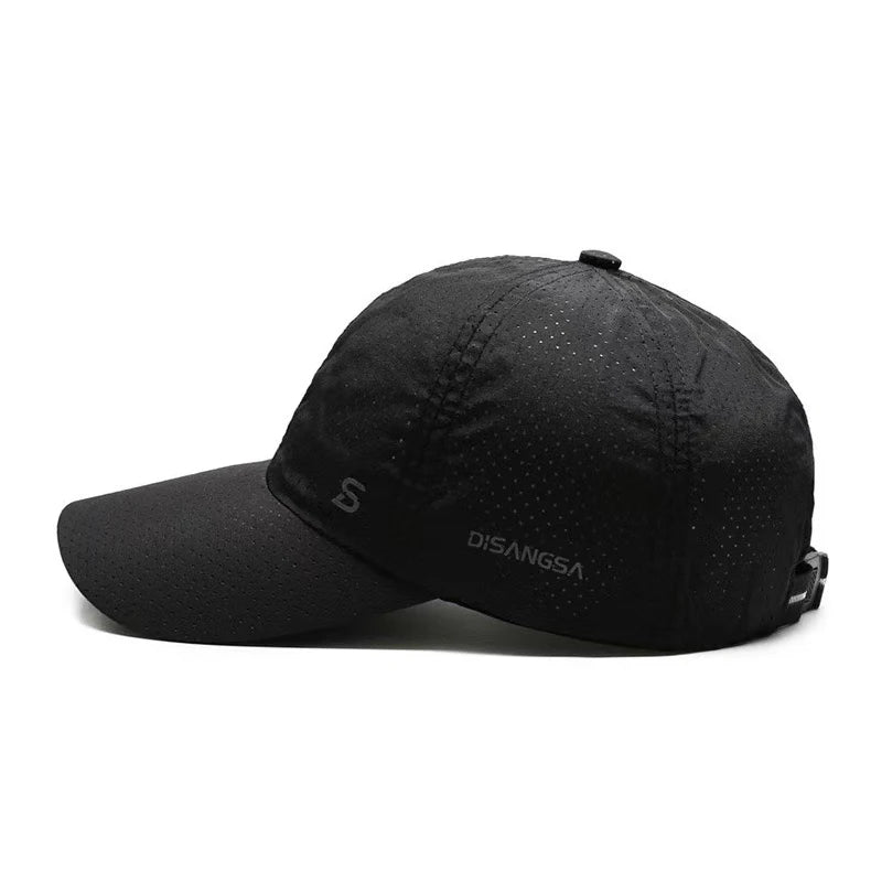 Spring Summer Outdoor Running Cap Unisex Thin Quick Drying Breathable Baseball Cap Soft Top Strapback Golf Cap for Men and Women