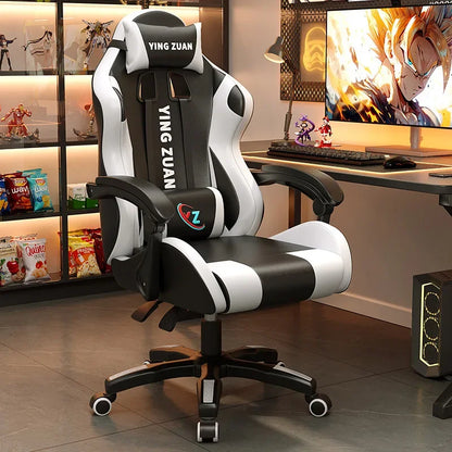 AOLIVIYA Modern Light Ergonomic Gaming Computer Chair Reclining For College Students Men Dormitory Home Office Study Room Seat