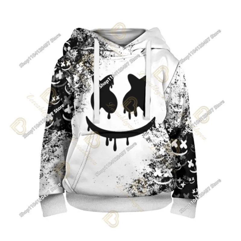 Children Battle Royals Hoodie Fortnite Boys Girls Cartoon Printed Pullovers Kids Sweatshirt Harajuku Streetwear Spring Winter