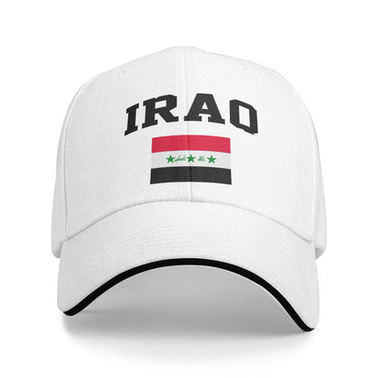 Women Men Iraq Flag Iraqi Outdoor Hat  Sun Cap Casual Baseball Cap Sunscreen Hats