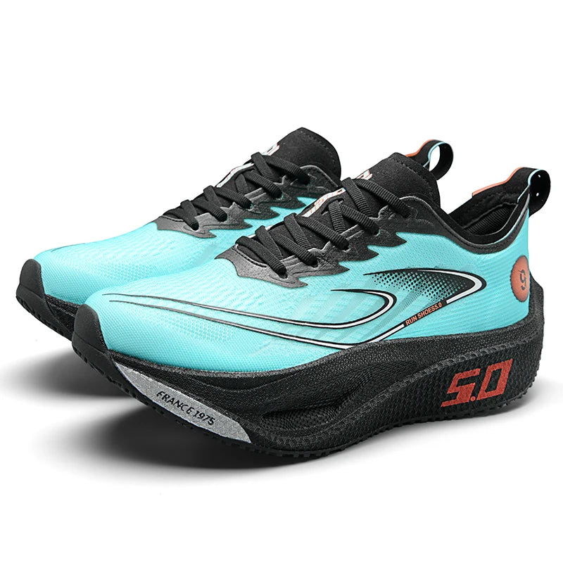 FourSeasons herensportschoenen CarbonPlate hardloopschoen, ademende marathon- en wedstrijdschoenen, comfortabele atletiek- en trainingsschoenen, wandelschoenen