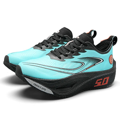 FourSeasons herensportschoenen CarbonPlate hardloopschoen, ademende marathon- en wedstrijdschoenen, comfortabele atletiek- en trainingsschoenen, wandelschoenen