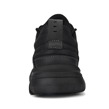 HIKEUP Comode scarpe da trekking da uomo, scarpe da uomo impermeabili con suola in gomma, scarpe da escursionismo resistenti all’usura e antiscivolo