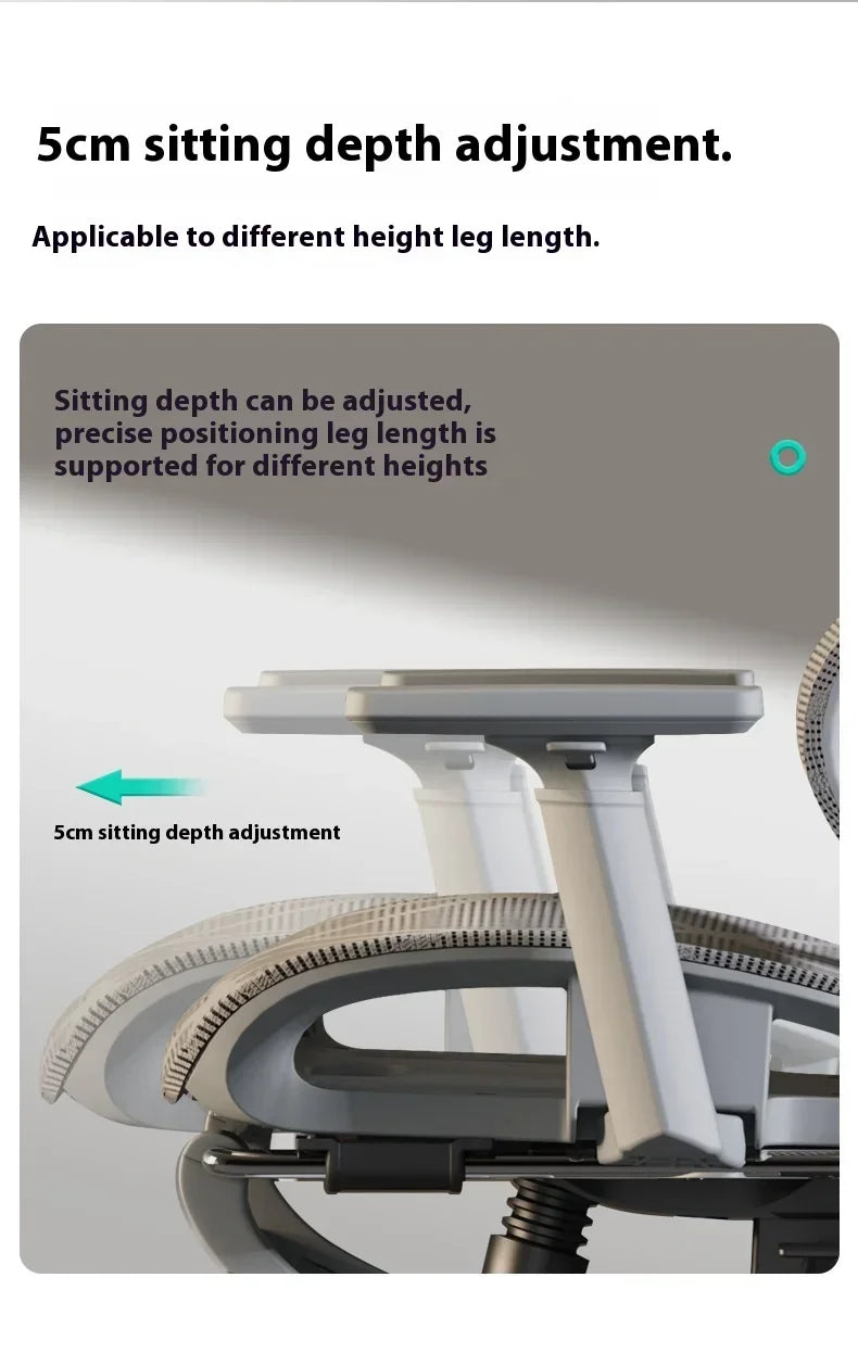 OEING High Back Ergonomic Office Chair with 3D Headrest, Adjustable Lumbar Support, 3D Armrests, Reclining Computer Gaming Chair