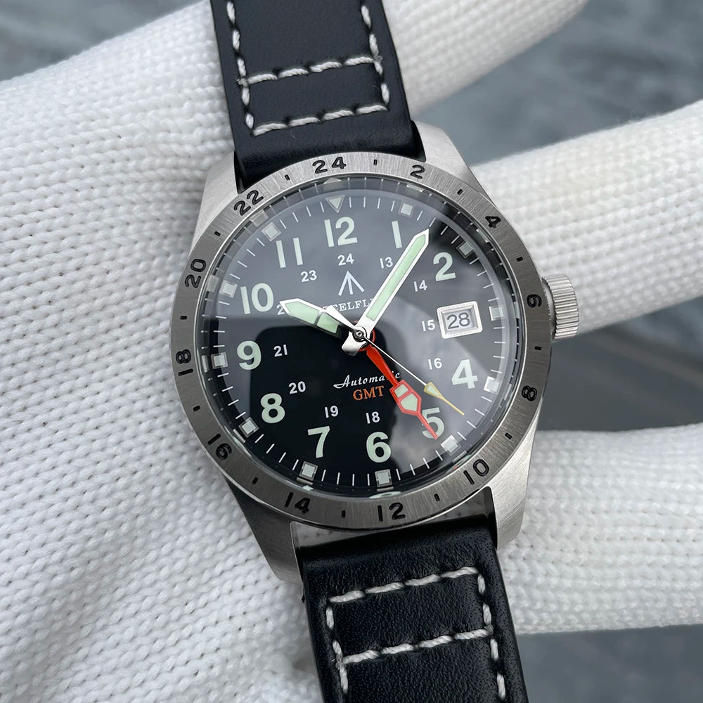 STEELFLIER Official SF792 GMT Mechanische Armbanduhr NH34 Uhrwerk Super BGW9 C3 Leuchtmasse 200M wasserdichte Luxus-Taucheruhr für Herren
