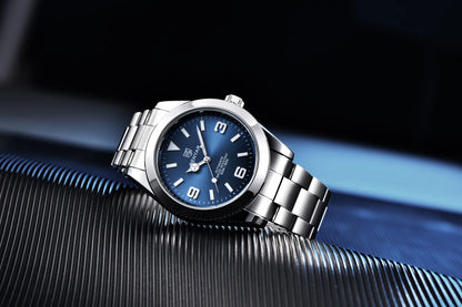 BENYAR 2025 New Men's Automatic Mechanical Watch Business Sports Luxury Men's Watches 50M Waterproof Clock Relogios Masculino