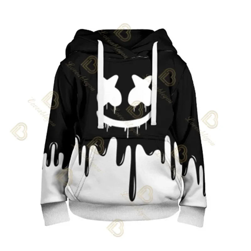 Children's Clothing Fortnite Cosplay Hoodie Sweatshirt, Battle Ikonik Man Sleeve Costume, Christmas Pullover Stress Shirt Clothes