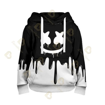 Children's Clothing Fortnite Cosplay Hoodie Sweatshirt, Battle Ikonik Man Sleeve Costume, Christmas Pullover Stress Shirt Clothes
