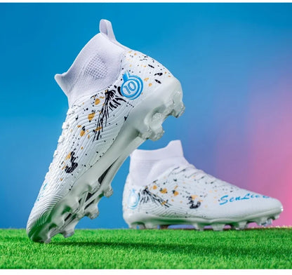 Chaussures de football anti-ald pour hommes, baskets de football respirantes, chaussures de football en plein air, basses, coordonnantes, TF, FG