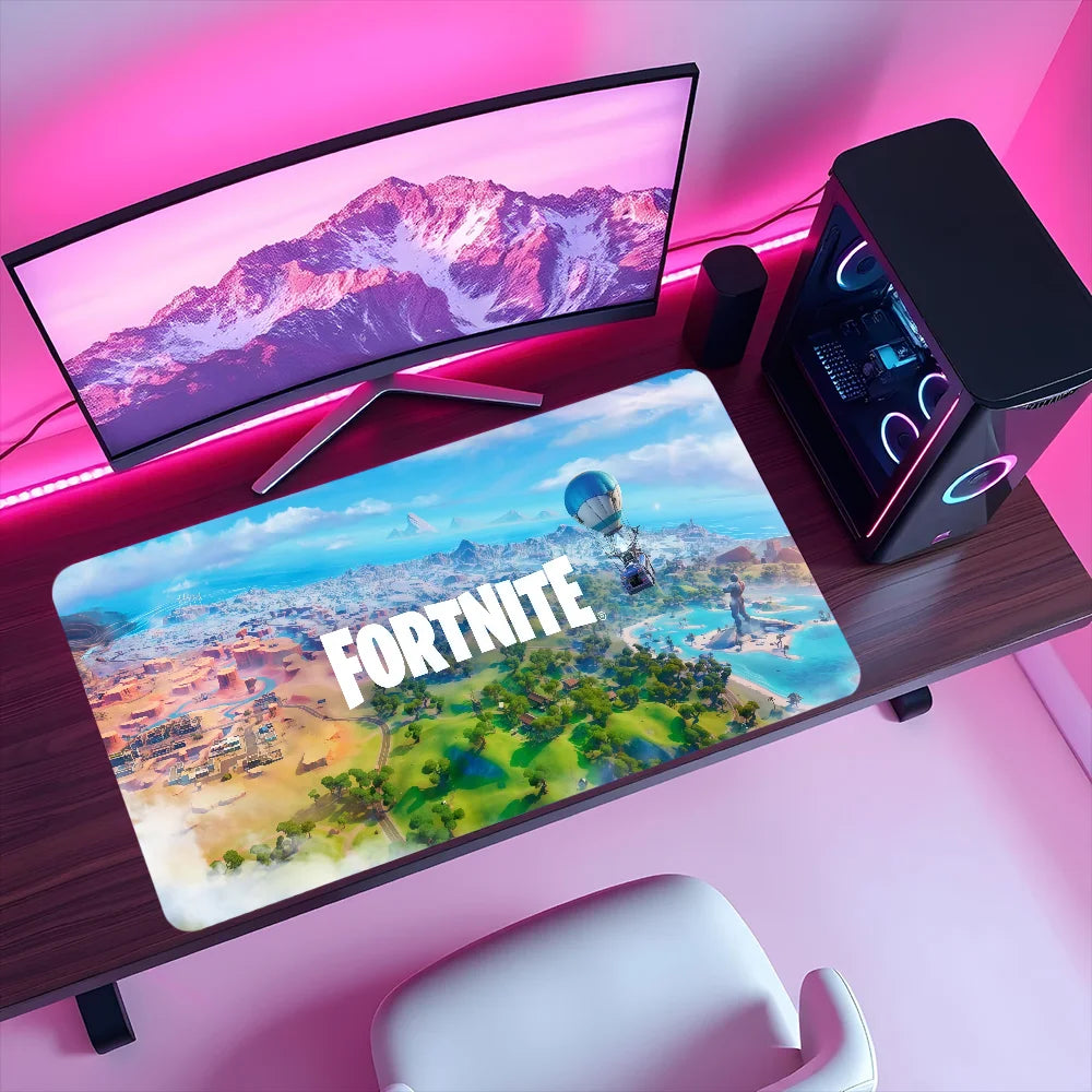 Mouse Pad Shooting Mouse Pad Non-slip Lock Edge Office Student F-FORTNITE Game Gaming Thickened Survival Large Writing Pad Cushion