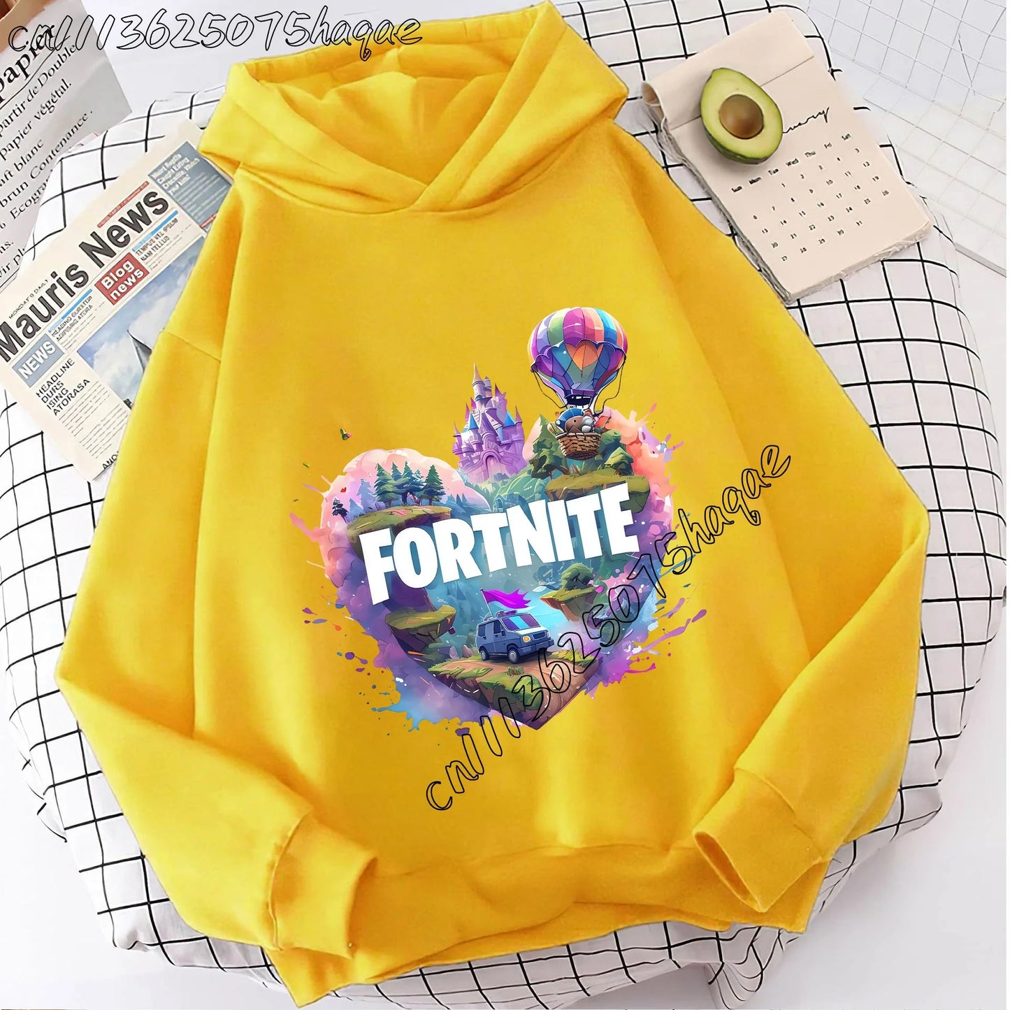Fortnites Kids  Hooded Coats Anime Fortress Night Sweatshirts Game Spring Autumn Hoodies Sportwear Children Clothes Gift