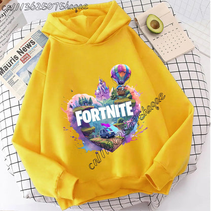 Fortnites Kids  Hooded Coats Anime Fortress Night Sweatshirts Game Spring Autumn Hoodies Sportwear Children Clothes Gift
