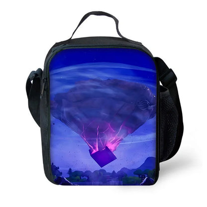 New Game FortniteS Child Insulated Large Capacity Bag for Boy and Girl Student Outdoor Picnic Reusable Thermal Cooler Lunch Box